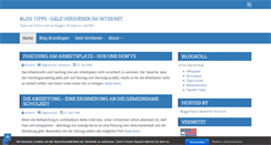 Desktop Screenshot of bloggertips.de